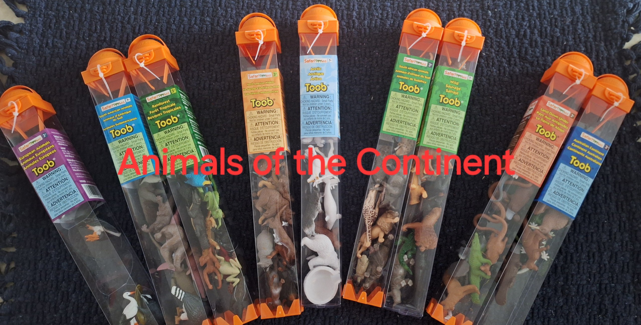 $10.00 per tube (Animals of Continent)